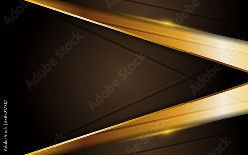 luxurious brown background with glowing line gold