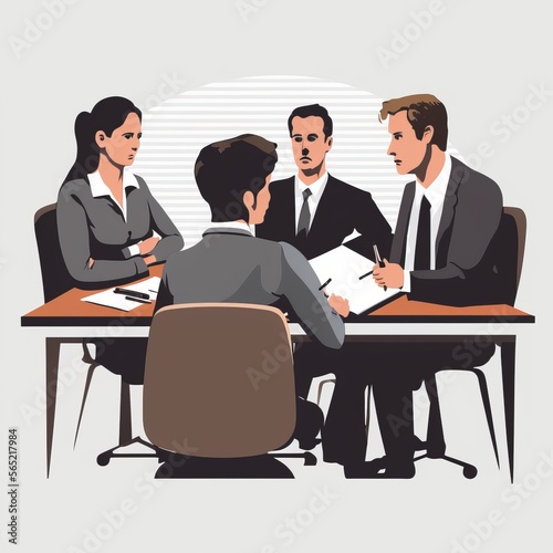 Business Consulting Meeting Professional (generative AI)