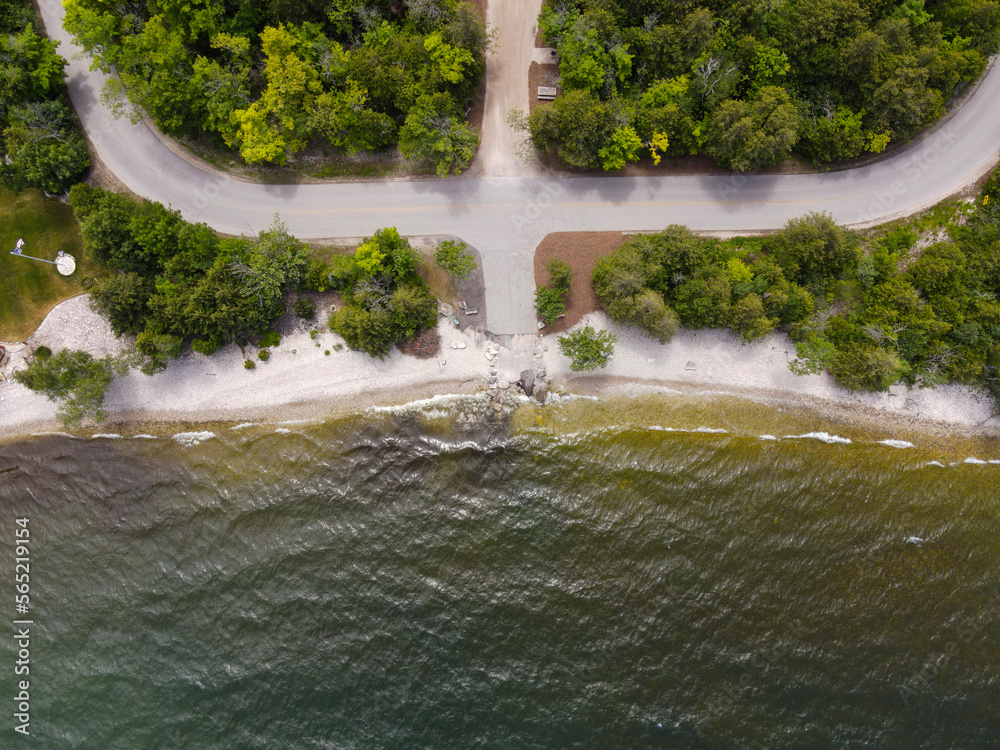 lake boat ramp