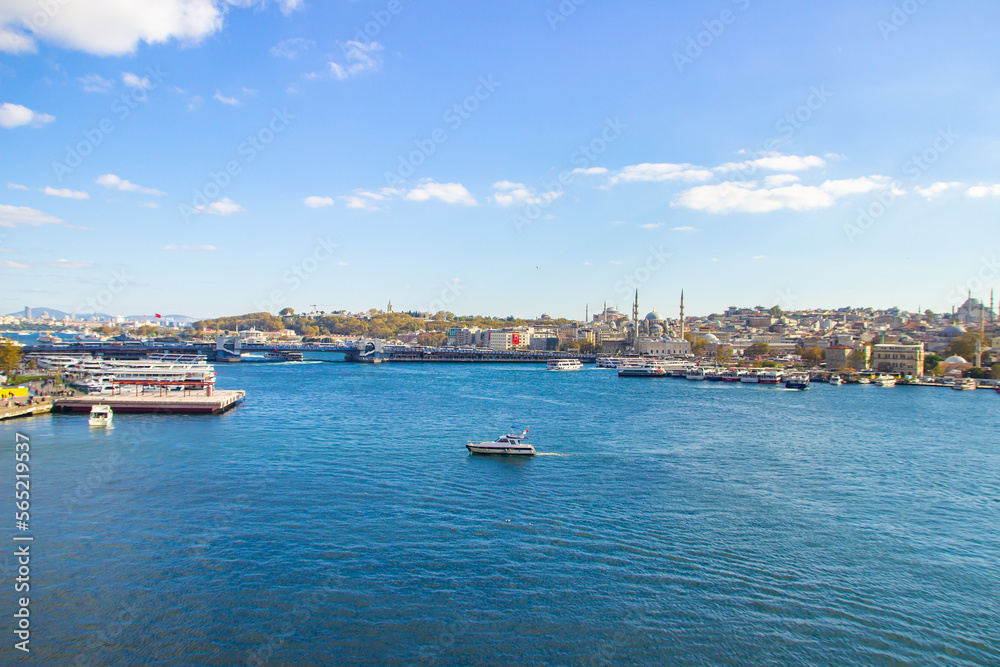Istanbul Bosporus strait beautiful views Turkey