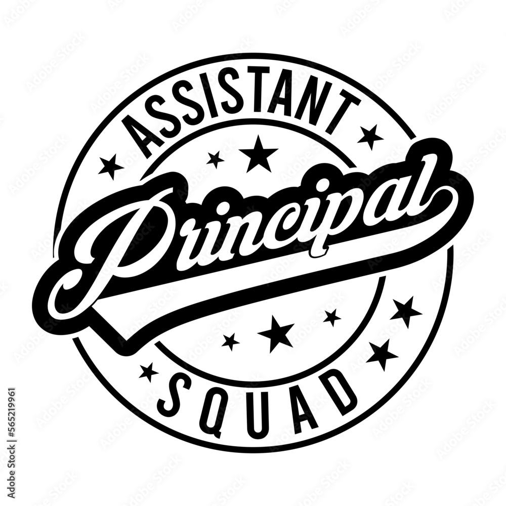 Assistant principal squad svg