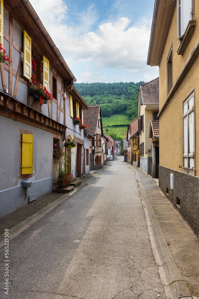 City streets Obernai Alsace