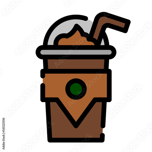 frappuccino line icon