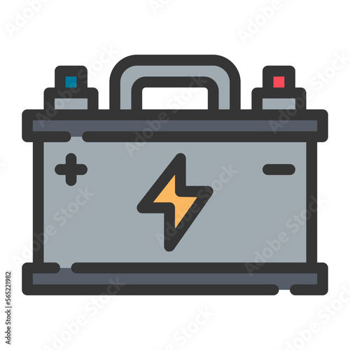 battery line icon