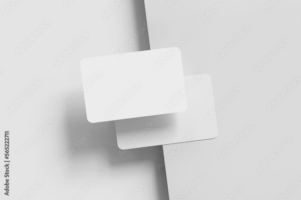 3D Render of Rounded Business Card - Good for Mockup 3D Render of Rounded Business Card - Good for Mockup