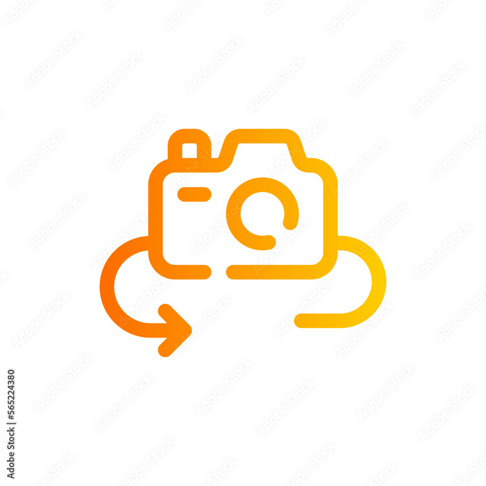 360 view gradient icon 360 view gradient icon