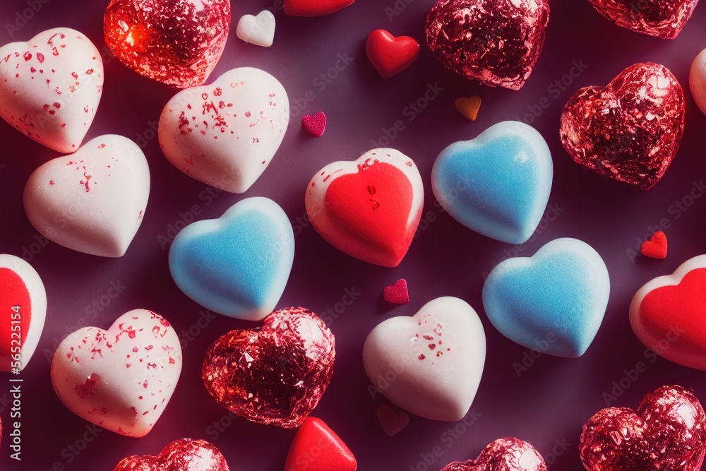 Valentine's Day Valentine Chocolate Chocolates Candy Candies Heart Hearts Shape Shaped Love Romantic Red Pink Seamless Texture Pattern Tiled Repeatable Tessellation Background Image Valentine's Day Valentine Chocolate Chocolates Candy Candies Heart Hearts Shape Shaped Love Romantic Red Pink Seamless Texture Pattern Tiled Repeatable Tessellation Background Image
