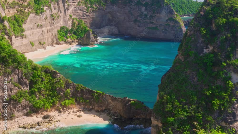 Diamond beach Bali, one of the most beautiful travel destination Bali with scenery mountain cliff in ocean on nature background Bali, Indonesia 4K Diamond beach Bali, one of the most beautiful travel destination Bali with scenery mountain cliff in ocean on nature background Bali, Indonesia 4K