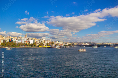 Fototapeta Naklejka Na Ścianę i Meble -  Bosporus strait beautiful views Istanbul Turkey