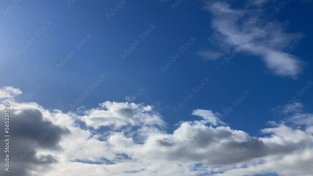 23年1月の札幌の空　タイムラプス