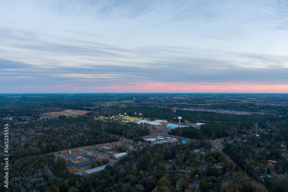 Daphne, Alabama at sunset 