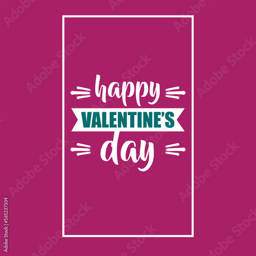 Happy valentines day typography tshirt design