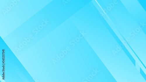 Soft blue stripes background. Geometry abstract background. Minimal object and gradient.