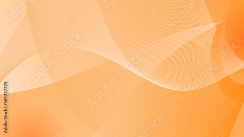 Wavy soft sunlight colour background. Orange gradient background.