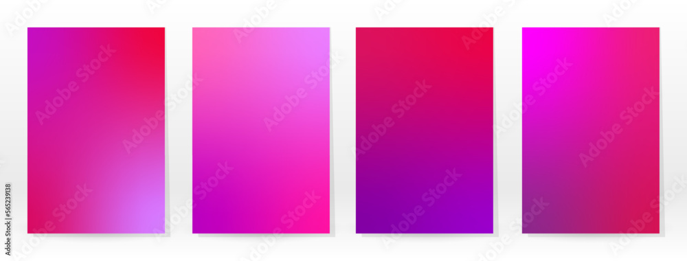 Minimal Poster. Pastel Soft. Pink Gradient Set.