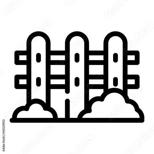 fence line icon