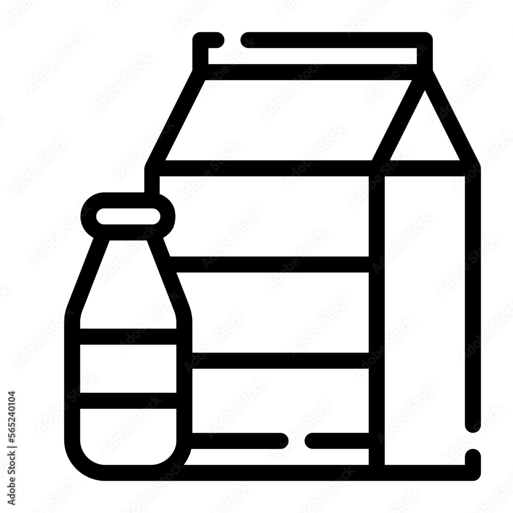 milk line icon