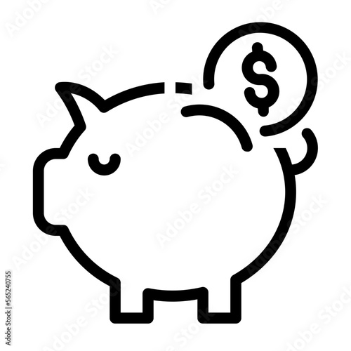 saving line icon
