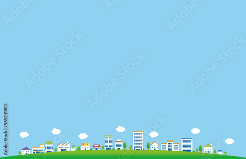 街　風景　背景