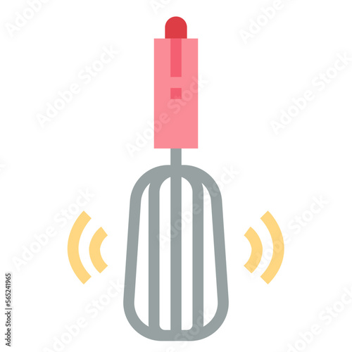 beater flat icon style