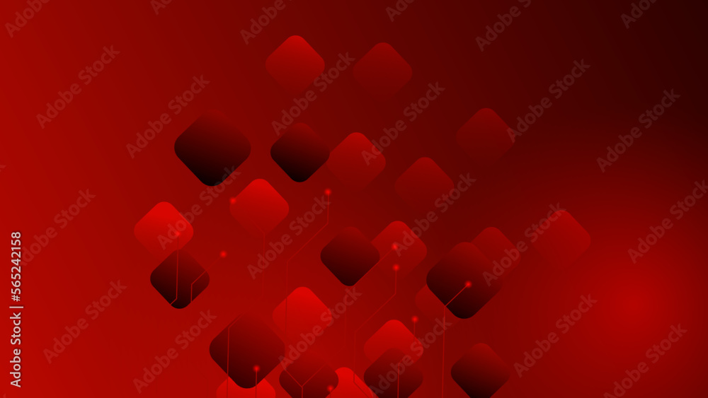 Red square shape background asymmetric. Red square shape background asymmetric.