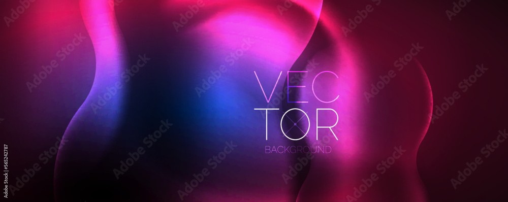 Neon glowing waves, magic energy space light concept, abstract background wallpaper design Neon glowing waves, magic energy space light concept, abstract background wallpaper design