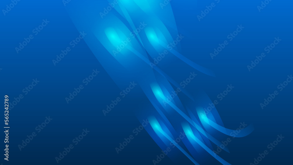 Blue digital background with sparkling blue light particles and areas ...