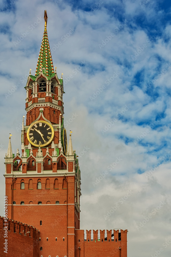 Clock on the Spassky Tower of the Kremlin Clock on the Spassky Tower of the Kremlin