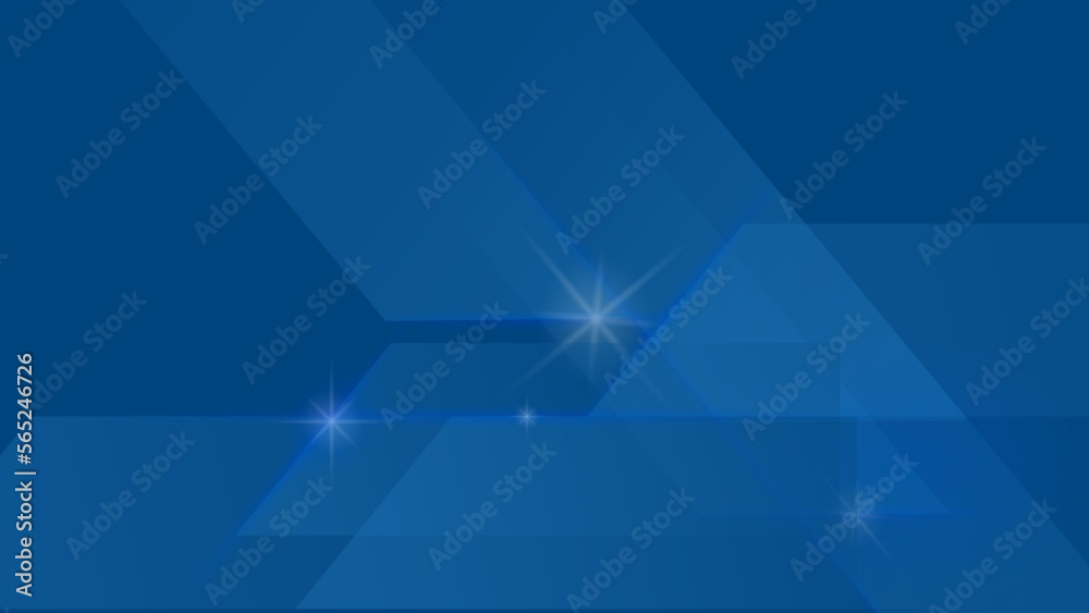 Blue abstract background. Dynamic shapes composition and smooth gradient. Vector illustration.