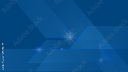 Blue abstract background. Dynamic shapes composition and smooth gradient. Vector illustration.