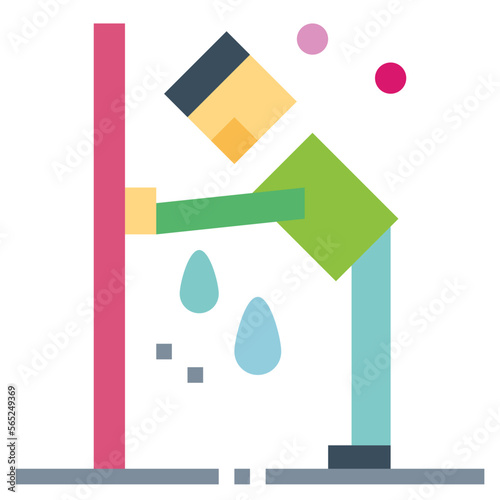 vomit flat icon style