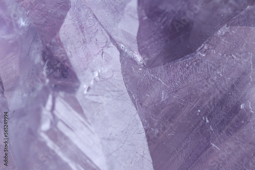 Background image of closeup Amethyst crystal surface.