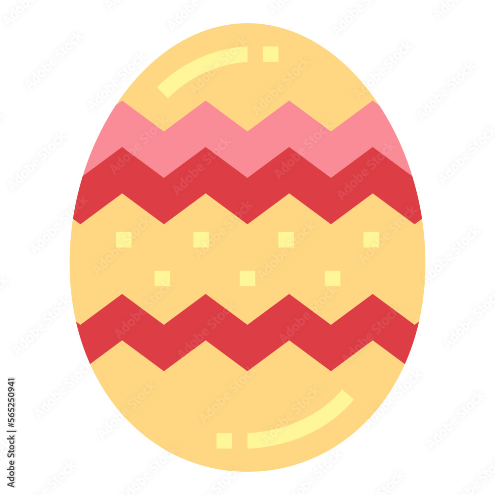 easter egg flat icon style easter egg flat icon style