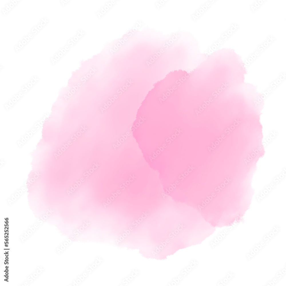 Pink watercolor