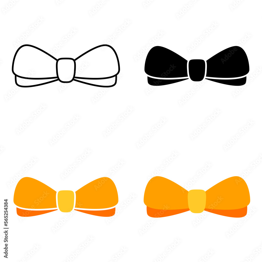 Bow Tie in flat style isolated Bow Tie in flat style isolated