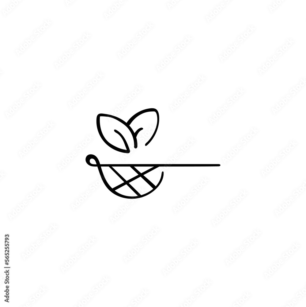Tea Strainer Line Style Icon Design Tea Strainer Line Style Icon Design