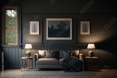 Minimalist Apartment   Table  Comfortable Chairs  Designer Vases  and Indoor Art Illustrations Using 3D generative ai Renderings  Unique and Timeless Domestic Architecture  Furniture Design  Interior