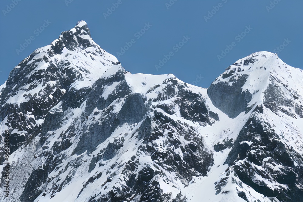 Majestic Summit A Stunning View of Mount Everest Majestic Summit A Stunning View of Mount Everest
