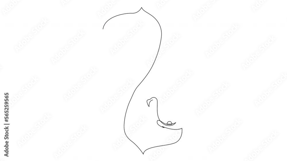 Animated self drawing of continuous line draw two faces. Girl or woman portraits. Depression, confusion or mental problems. Gemini zodiac sign. Animated self drawing of continuous line draw two faces. Girl or woman portraits. Depression, confusion or mental problems. Gemini zodiac sign.