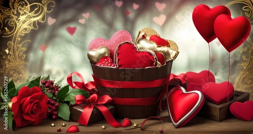 valentine's day conccept ba...