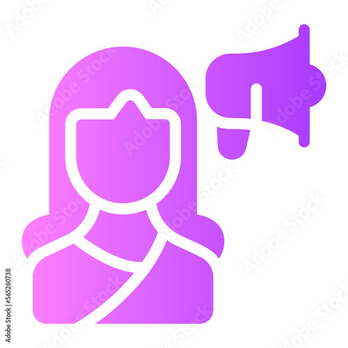 influencer gradient icon