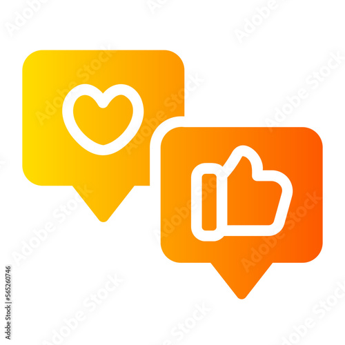 reaction gradient icon