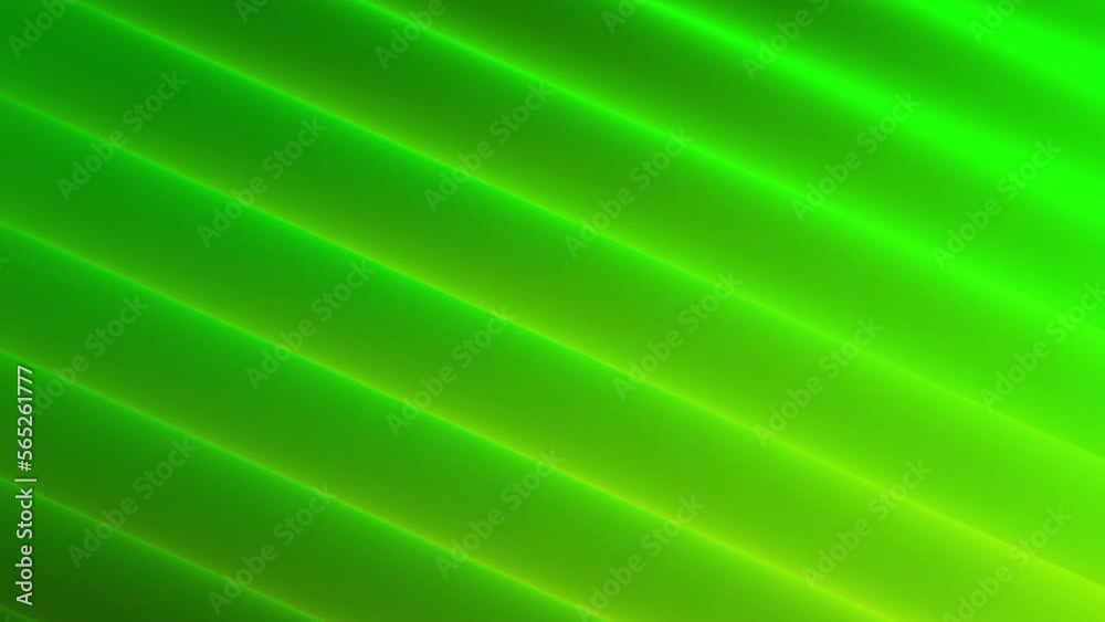 Glow green effect animation background. 4k footage PC 2D rendering