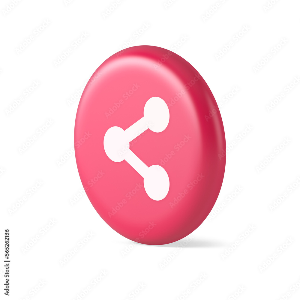 Decentralize compound connection encrypted network button cyberspace management 3d realistic icon Decentralize compound connection encrypted network button cyberspace management 3d realistic icon