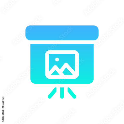 image flat gradient icon