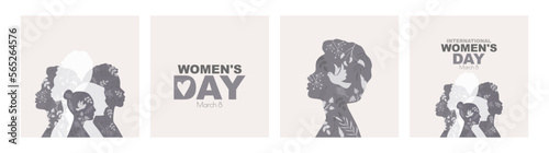 International Women's Day card set.