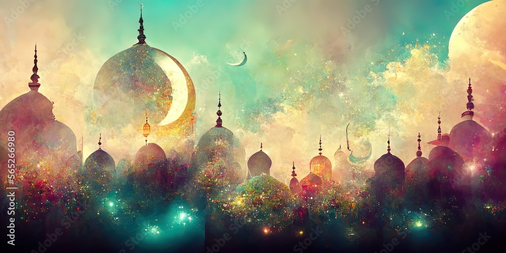 Islamic background with empty copy space good for a special event like ...