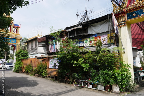 Wohnviertel in Bangkok © Falko Göthel