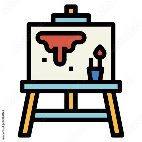 canvas filled outline icon style