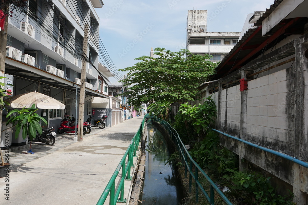 Wohnviertel in Bangkok